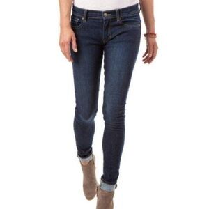 Southern Tide Indigo Skinny Jeans Blue Stretch Denim | 27 w/ Custom Embroidery